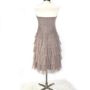 BCBGmaxzaria tapered size 0 brown dress.